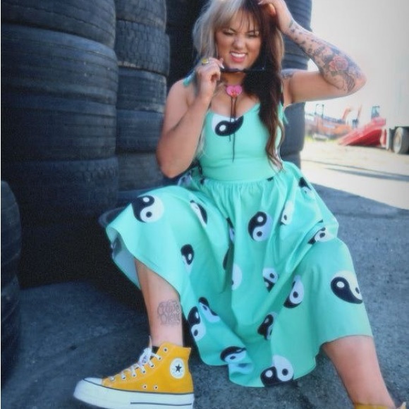 Dressed in LALA Dresses & Skirts - Emy Ave Balanced Out Shoulder Tie Dress